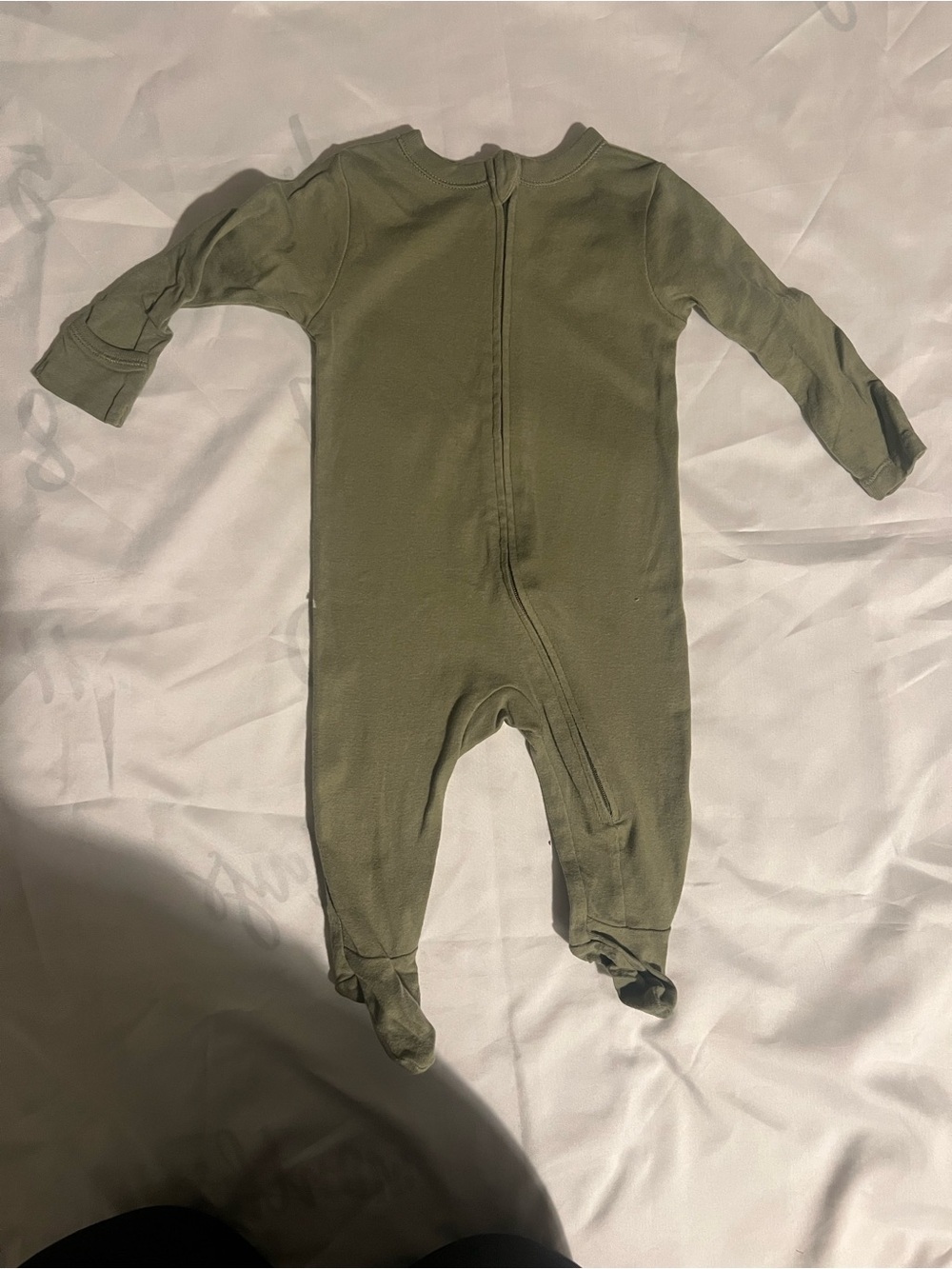 Set of Five Old Navy Baby Neutral and Printed Zip Up Footies Size 3-6 Months - Picture 9 of 15